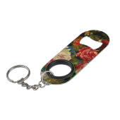 Porte-clé Décapsuleur Rose, célèbre peinture Renoir, (Devant Angle)