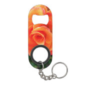 Porte-clé Décapsuleur Rose orange (Dos)