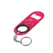 Porte-clé Décapsuleur Rouge romantique Rose rose v2 (angle arrière)