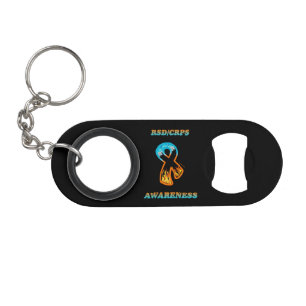 Porte-clé Décapsuleur RSD/CRPS - Ruban incendie et glace