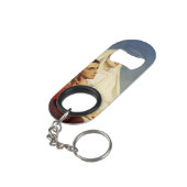 Porte-clé Décapsuleur Saint Augustin et Sainte Monique (angle arrière)