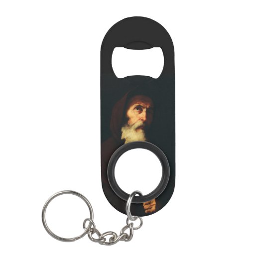 Porte-clé Décapsuleur Saint François de Paule (Devant)
