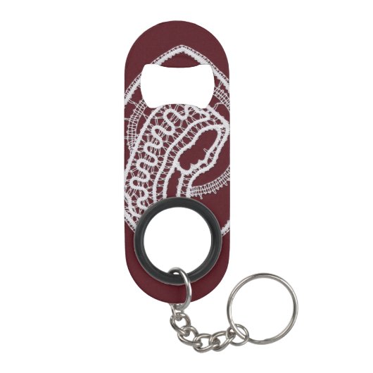 Porte-clé Décapsuleur Sainte Vierge Marie, dentelle (Dos)