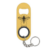 Porte-clé Décapsuleur Sauvez les abeilles (Dos)