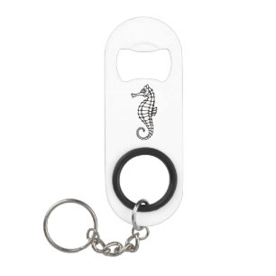 Porte-clé Décapsuleur Seahorse Black