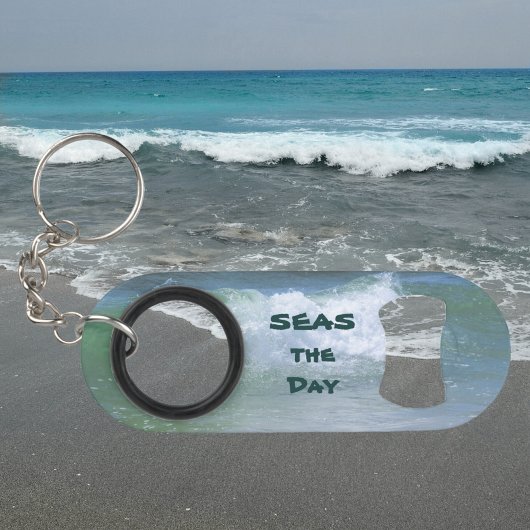 Porte-clé Décapsuleur SEAS Day Breaking Wave with Initials