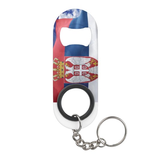 Porte-clé Décapsuleur Serbie (Dos)