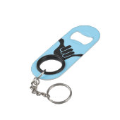 Porte-clé Décapsuleur Shaka (angle arrière)
