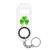 Porte-clé Décapsuleur Shamrock sur bocal blanc (Dos)