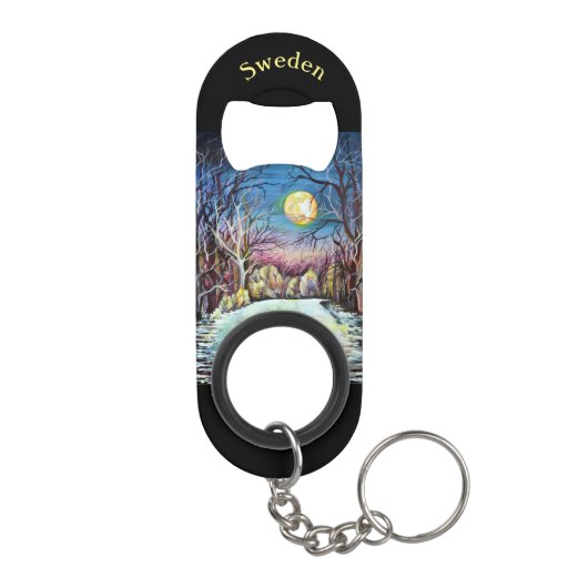 Porte-clé Décapsuleur Silent Night Winter (Dos)