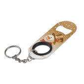 Porte-clé Décapsuleur Snowman (Devant Angle)