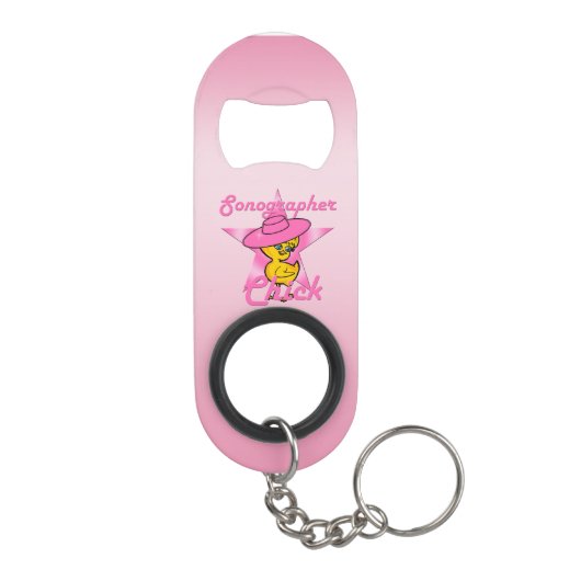 Porte-clé Décapsuleur Sonographe Chick #8 (Dos)