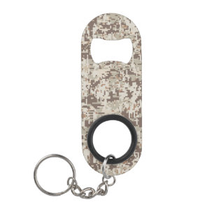 Porte-clé Décapsuleur Style désert Camouflage numérique en pixel beige