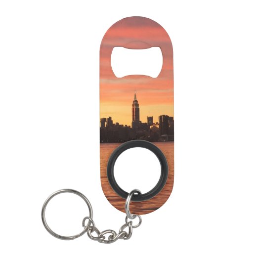 Porte-clé Décapsuleur Sunset Skyline NYC (Devant)