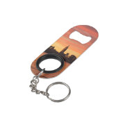 Porte-clé Décapsuleur Sunset Skyline NYC (angle arrière)