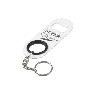 Porte-clé Décapsuleur Super Maman