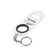 Porte-clé Décapsuleur Super parent (angle arrière)