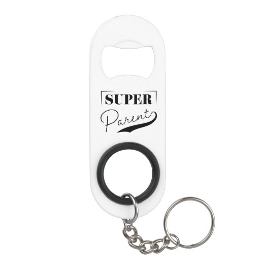 Porte-clé Décapsuleur Super parent (Dos)