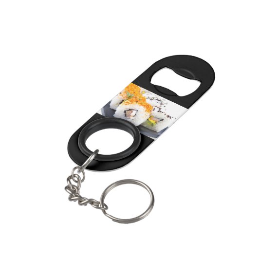 Porte-clé Décapsuleur Sushi (angle arrière)