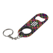 Porte-clé Décapsuleur Tartan Clan Christie (Devant Angle)