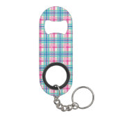 Porte-clé Décapsuleur Tartan, motif de plaid (Dos)