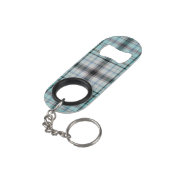 Porte-clé Décapsuleur Tartan Plaid (angle arrière)