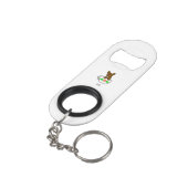 Porte-clé Décapsuleur Teacup Chihuahua Mini Porte - clé d'ouverture de b (angle arrière)
