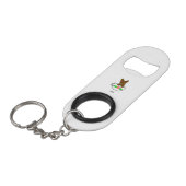 Porte-clé Décapsuleur Teacup Chihuahua Mini Porte - clé d'ouverture de b (Devant Angle)