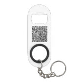 Porte-clé Décapsuleur Téléchargez votre logo et code QR Marque promotion (Dos)