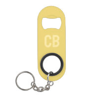 Tendance Couleur doux Monogramme jaune Acier inoxy