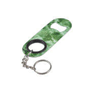 Porte-clé Décapsuleur Texture de marbre verte (angle arrière)