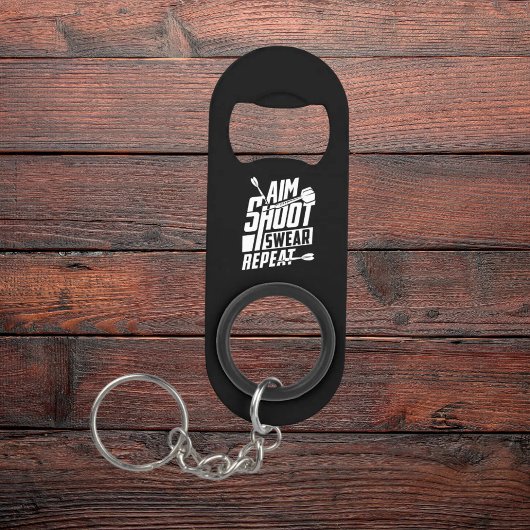 Porte-clé Décapsuleur Tir de but - Dart amusant