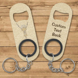 Porte-clé Décapsuleur Tire-bouchon