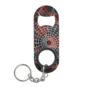 Porte-clé Décapsuleur Toile d'araignée