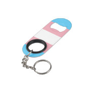 Porte-clé Décapsuleur Trans Pride ! (angle arrière)