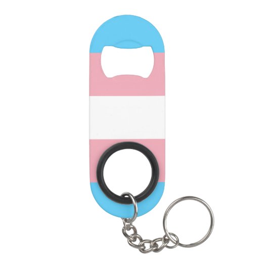 Porte-clé Décapsuleur Trans Pride ! (Dos)