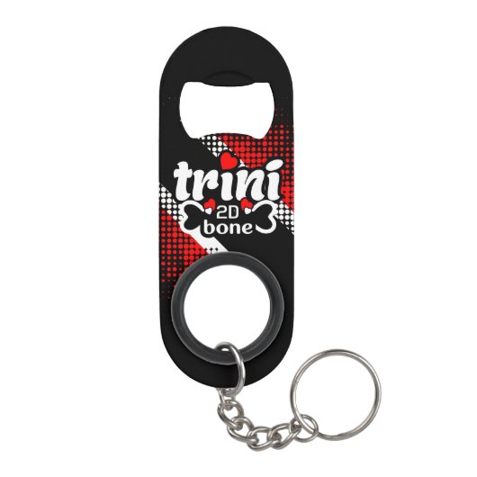Porte-clé Décapsuleur Trini 2 De Bone (votre nom) (Dos)