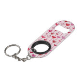 Porte-clé Décapsuleur Tuiles de coeur (Devant Angle)