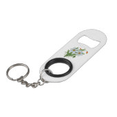 Porte-clé Décapsuleur Tulipes et fleurs de jonquilles (Devant Angle)