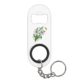 Porte-clé Décapsuleur Tulipes et fleurs de jonquilles (Dos)