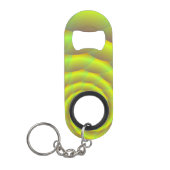 Porte-clé Décapsuleur Tunnel de corde jaune enroulé (Devant)