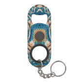 Porte-clé Décapsuleur Turquoise Gold Sun Southwestern Art (Dos)