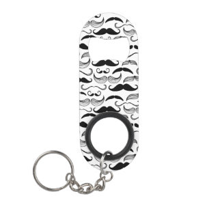 Porte-clé Décapsuleur Un club des messieurs. Motif 2 de moustache