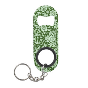 Porte-clé Décapsuleur Une damassé florale antique