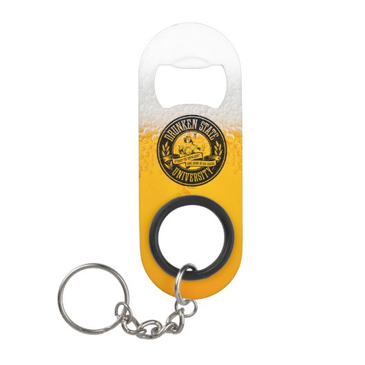 Porte-clé Décapsuleur Université d'État de Drunken (Devant)
