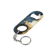 Porte-clé Décapsuleur Vachette dorée Brown de l'Ouest (angle arrière)