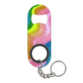 Porte-clé Décapsuleur Vagues arc-en-ciel (Dos)
