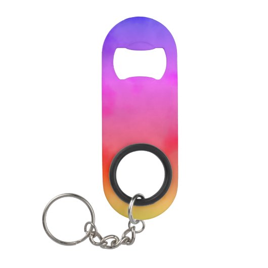 Porte-clé Décapsuleur Vapeur arc-en-ciel (Devant)