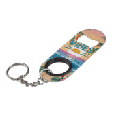 Porte-clé Décapsuleur Vibes d'été Carnet tropical (Devant Angle)