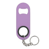 Porte-clé Décapsuleur Violet africain (couleur solide) (Dos)